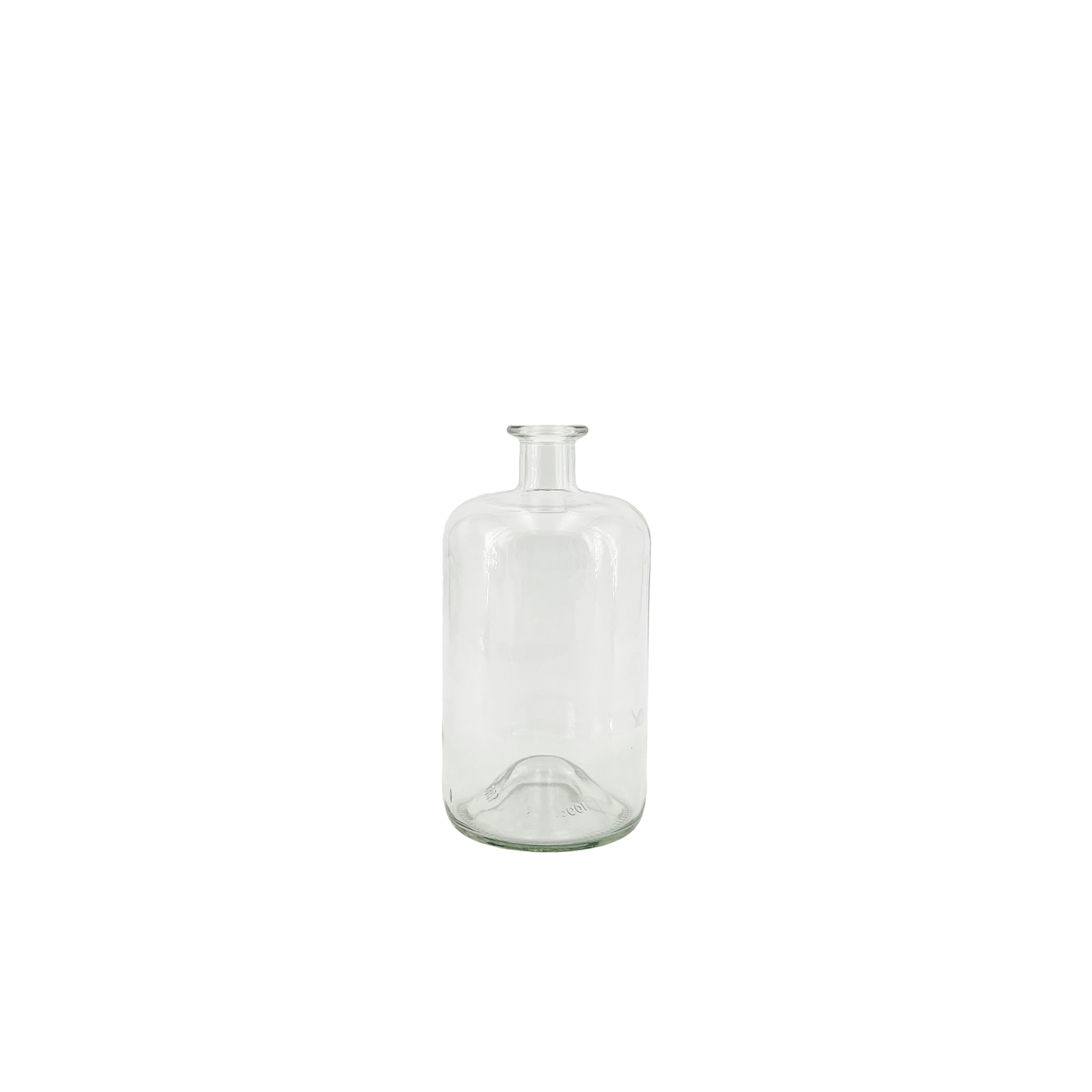 Apothekerflasche 1,0 Liter, weiß (OHNE VERSCHLUSS)