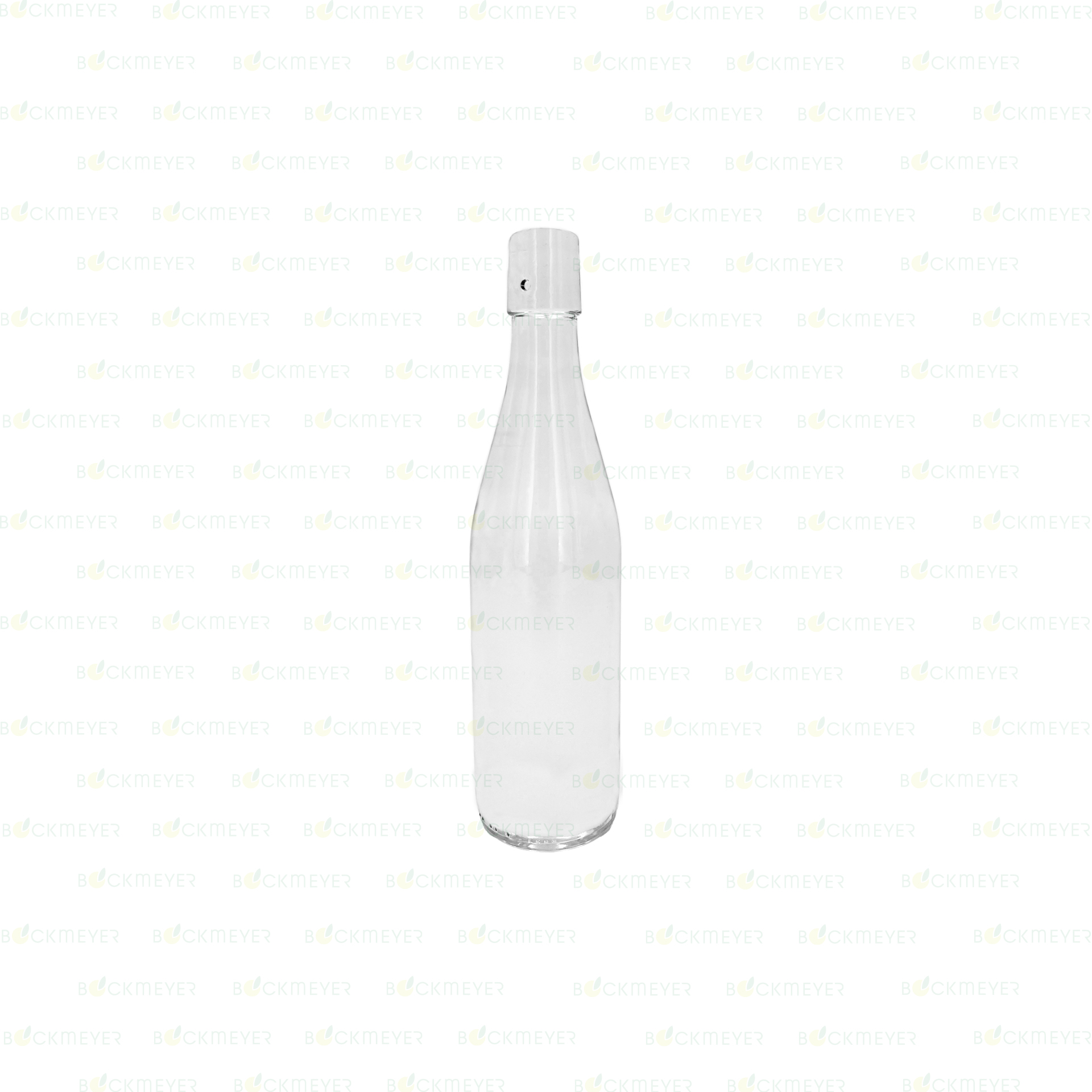 Taschenflasche mit Bügelverschluss 500ml, weiß