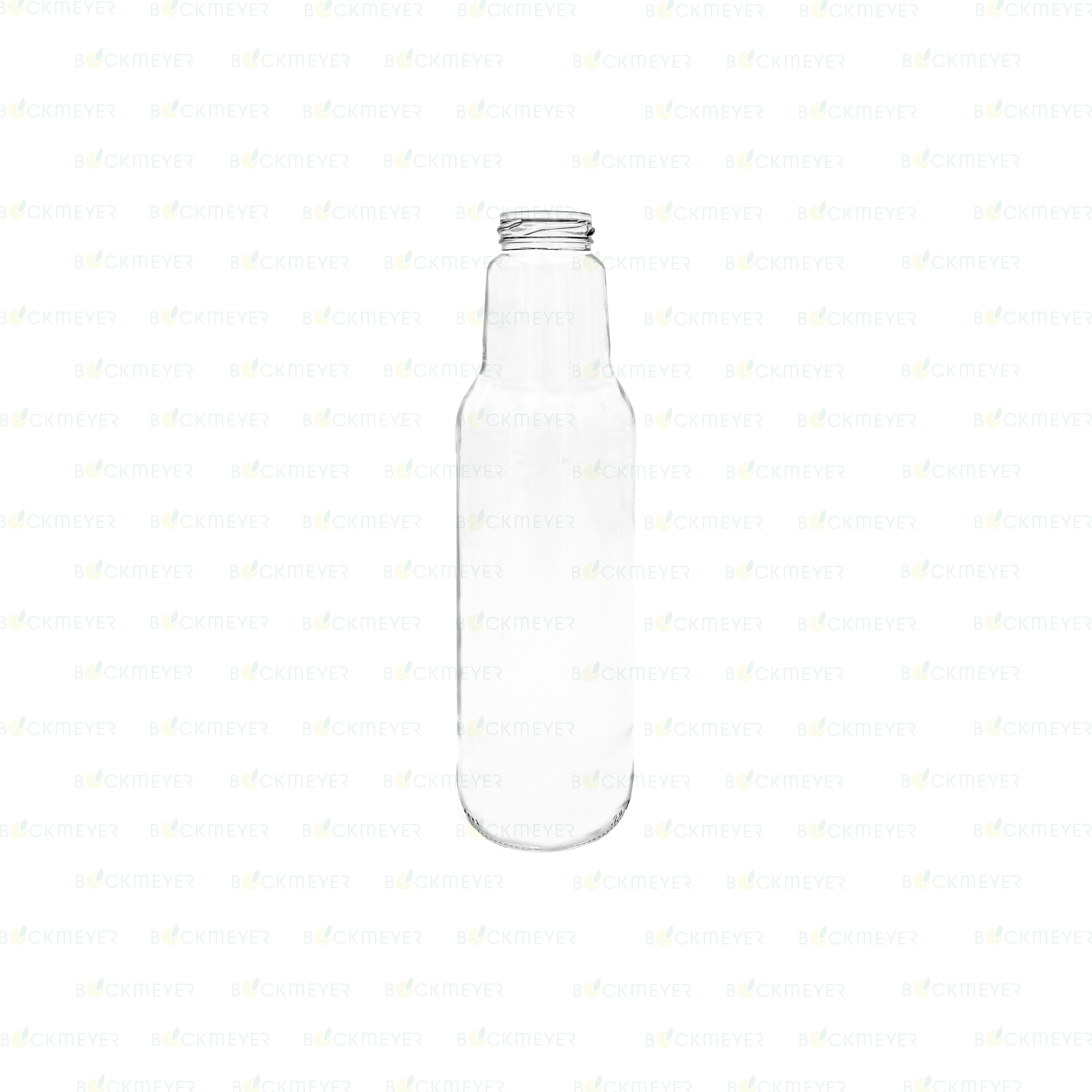 Fruchtsaftflasche Weithals 0,75 Liter, weiß (OHNE VERSCHLUSS)