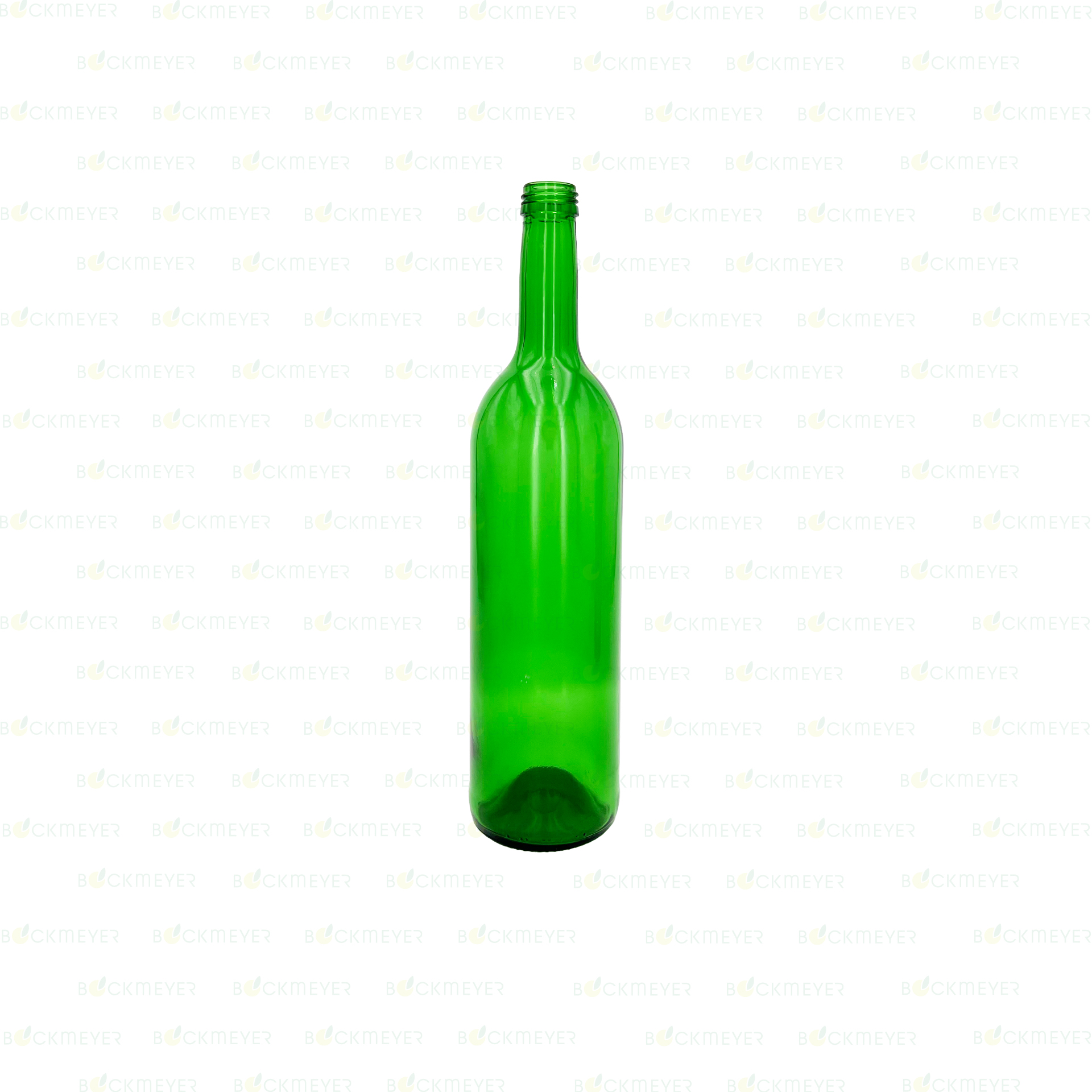 Weinflasche Bordeaux 0,75 Liter, grün (28 MCA) (OHNE VERSCHLUSS)