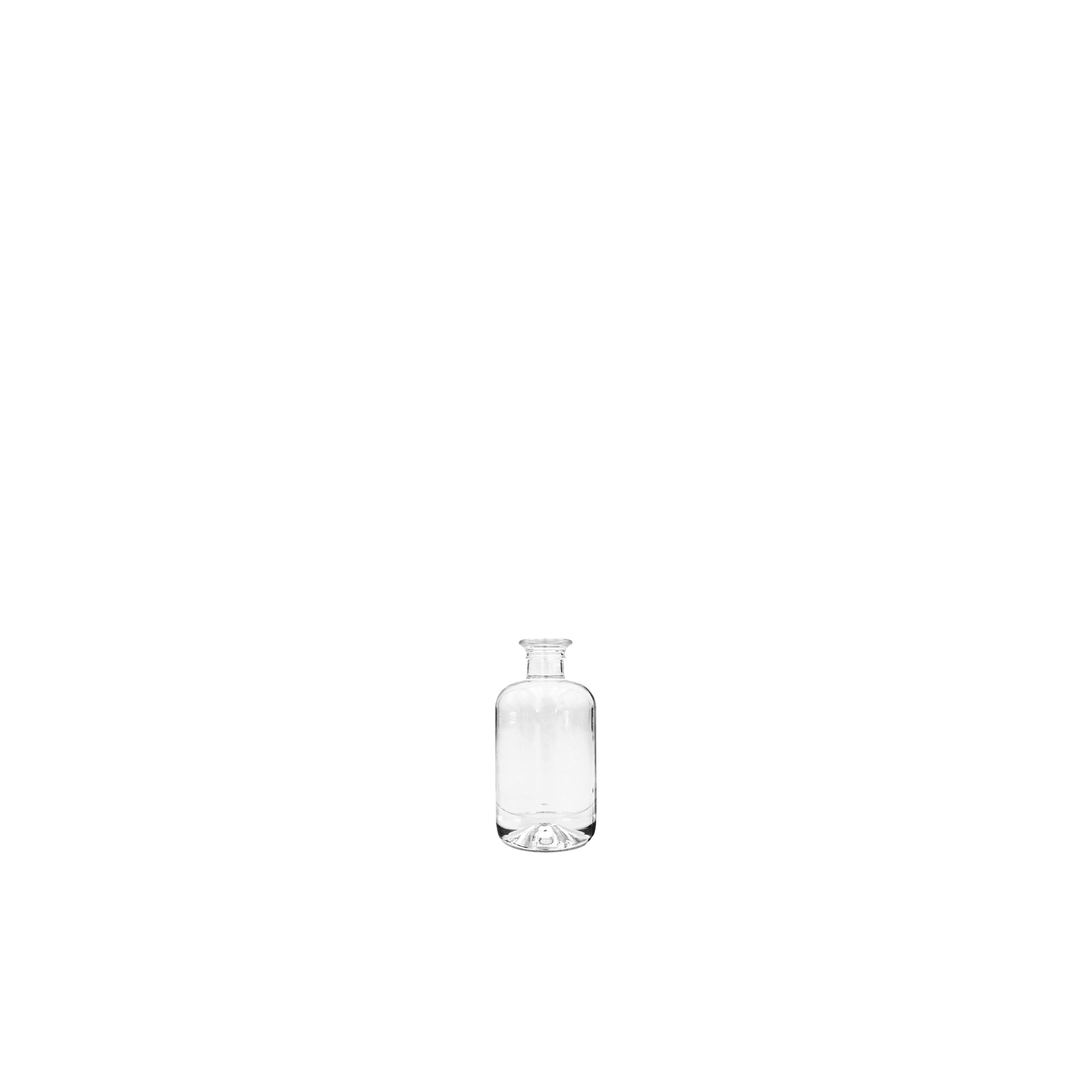 Apothekerflasche 0,04 Liter, weiß (OHNE VERSCHLUSS)