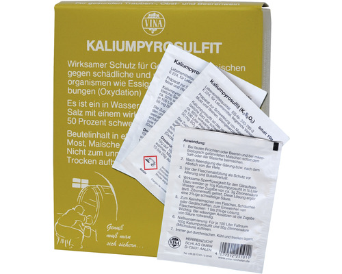 Kaliumpyrosulfit 10 x 10 g Beutel